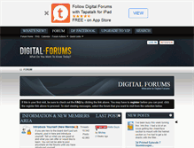 Tablet Screenshot of digital-forums.com